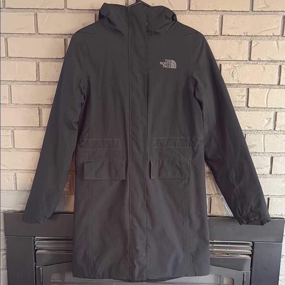 The North Face Black Hooded Coat - Women’s Size XS